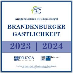 Siegel Brandenburger Gastlichkeit 2023 | 2024